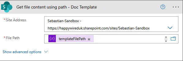 Flow get file content